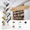 10-tier Tree Bookshelf with Drawer Free-standing Storage Bookcase